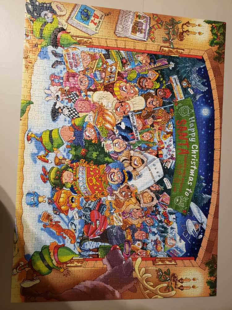 WASGIJ? - Christmas Toys, Santas Unexpected Delivery, Christmas Puzzles 15 - Jumbo puzzle collectible [Barcode 8710126191729] - Main Image 3