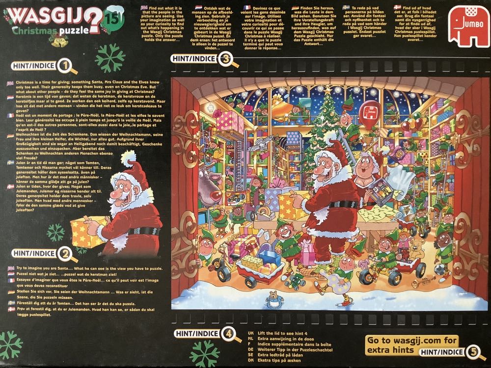 WASGIJ? - Christmas Toys, Santas Unexpected Delivery, Christmas Puzzles 15 - Jumbo puzzle collectible [Barcode 8710126191729] - Main Image 4