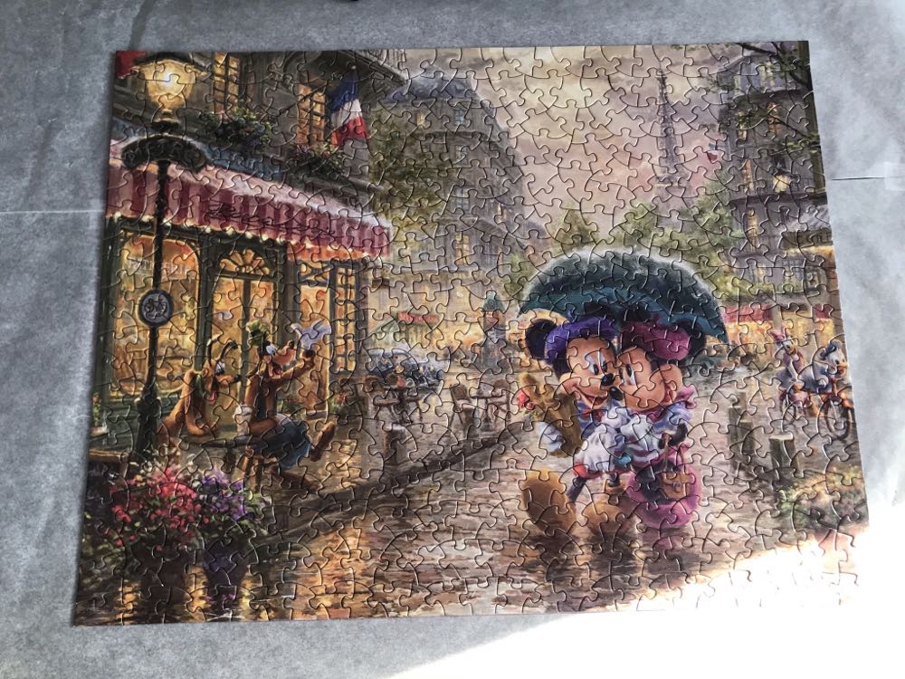 Mickey & Minnie in Paris ⚜️ - Ceaco 🇺🇸 puzzle collectible - Main Image 3