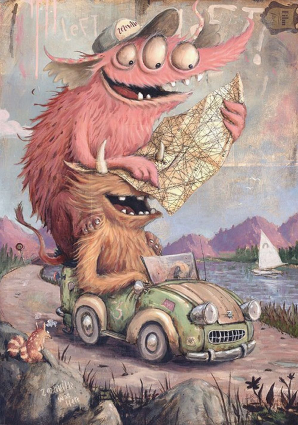 ZoZoville Road Trippin’ - Heye Puzzle puzzle collectible [Barcode 4001689299385] - Main Image 2