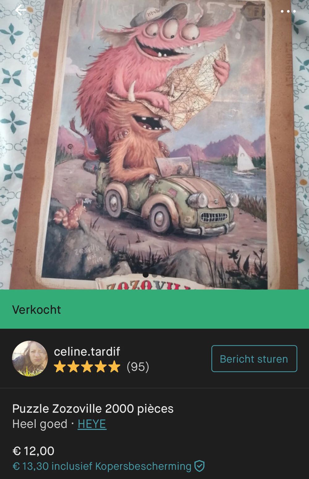 ZoZoville Road Trippin’ - Heye Puzzle puzzle collectible [Barcode 4001689299385] - Main Image 3