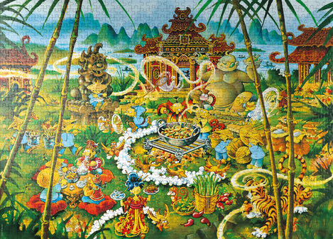 Peking Duck 🇨🇦🟦 - Heye Puzzle puzzle collectible [Barcode 4001689291259] - Main Image 2