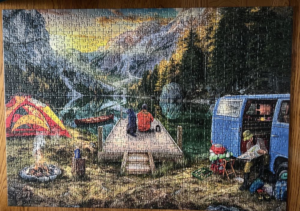 Calm Campsite - NFT - Ravensburger puzzle collectible [Barcode 4005556161775] - Main Image 2