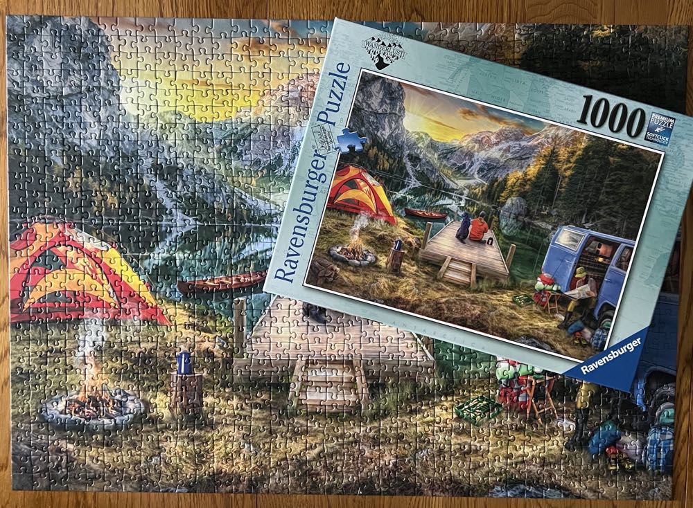 Calm Campsite - NFT - Ravensburger puzzle collectible [Barcode 4005556161775] - Main Image 3
