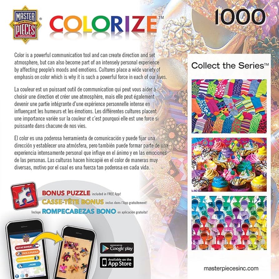 Glamour & Glitz - Master Pieces puzzle collectible [Barcode 705988715020] - Main Image 3