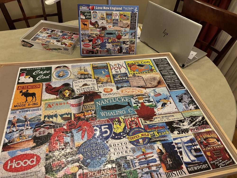 I Love New England - White Mountain puzzle collectible [Barcode 724819257829] - Main Image 3