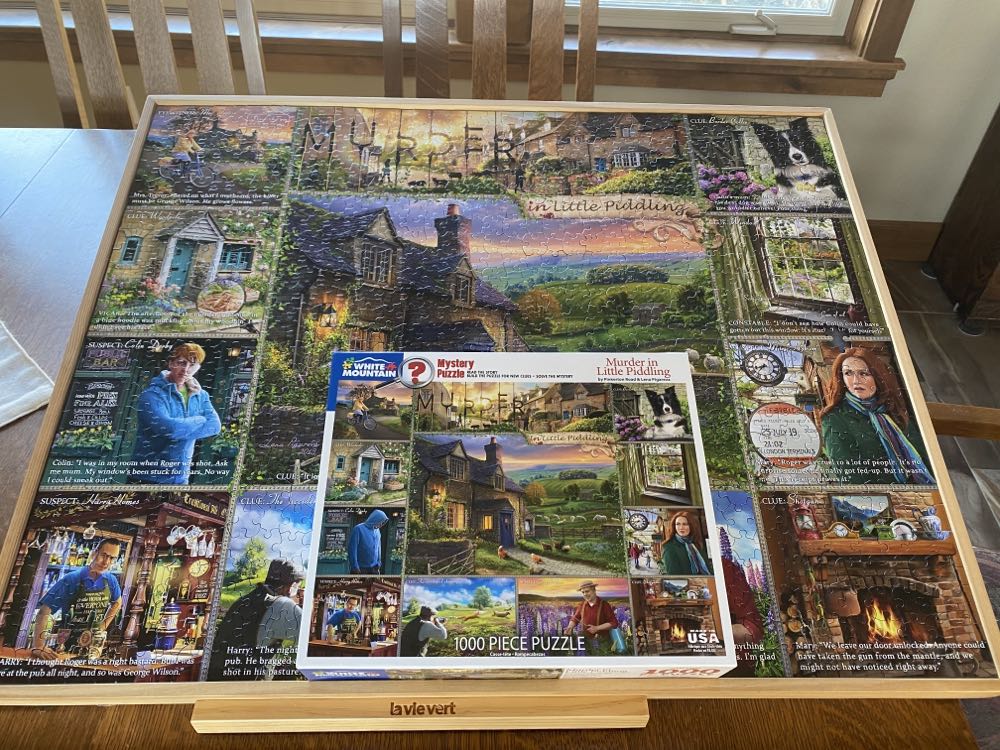 Murder In Little Piddling - White Mountain puzzle collectible [Barcode 724819262847] - Main Image 2