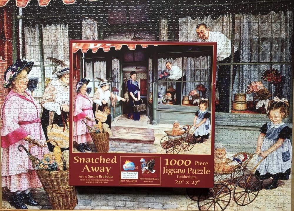Snatched Away - SunsOut puzzle collectible [Barcode 796780445185] - Main Image 4