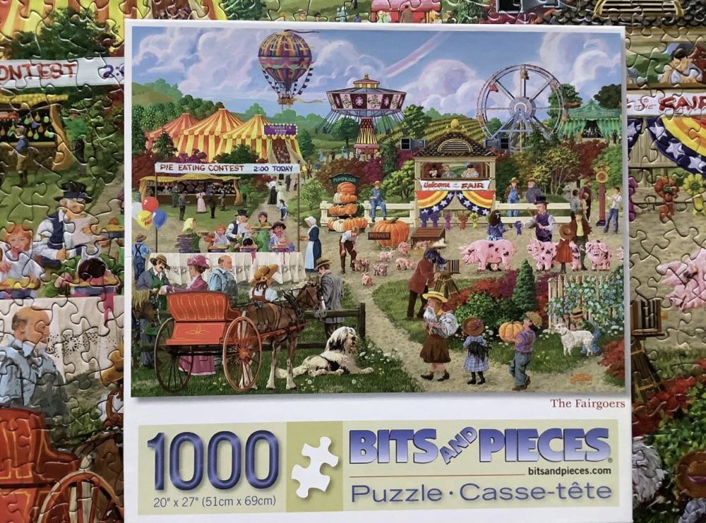 The Fairgoers - Bits & Pieces Puzzle puzzle collectible [Barcode 192949030719] - Main Image 4