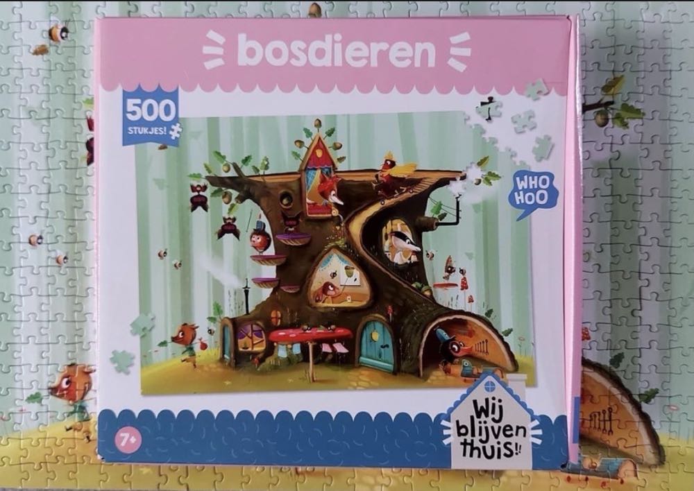 Bosdieren Wij Blijven Thuis🟦 - WhoWoo puzzle collectible [Barcode 2003020026317] - Main Image 4