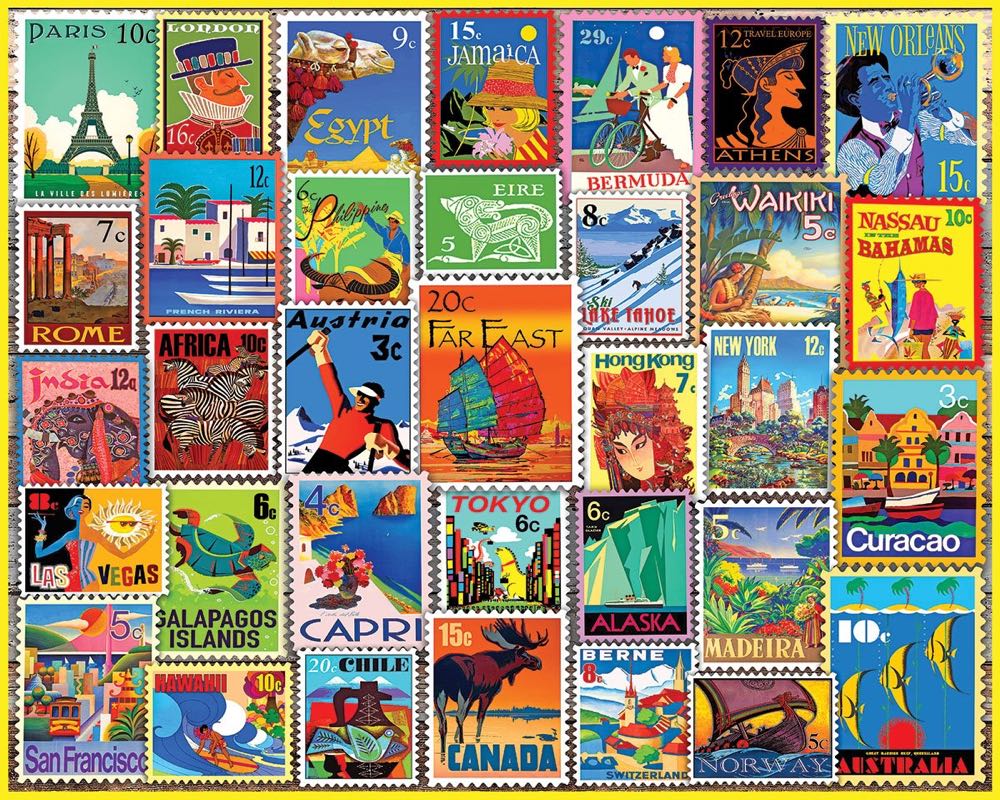 Exotic Travels - White Mountain puzzle collectible [Barcode 724819262526] - Main Image 2