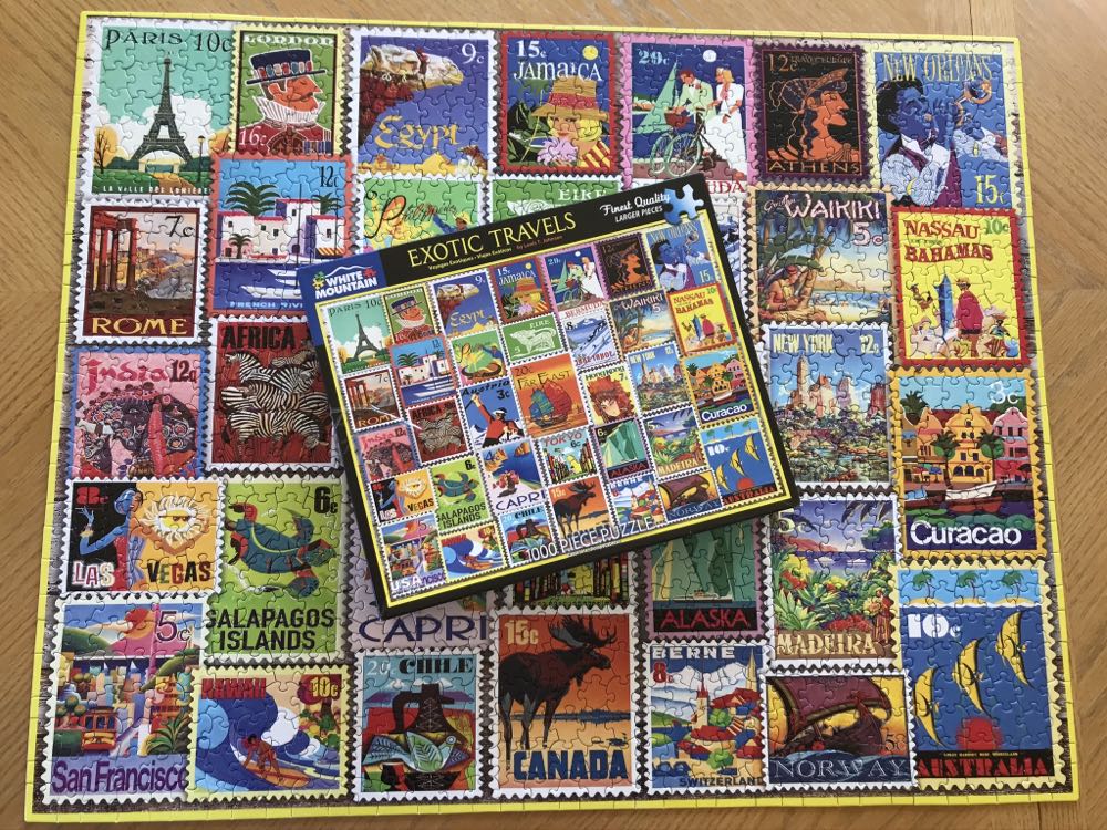 Exotic Travels - White Mountain puzzle collectible [Barcode 724819262526] - Main Image 3