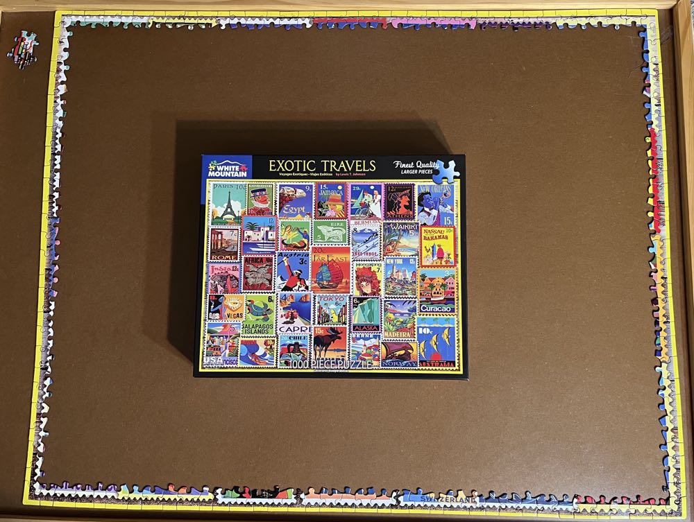 Exotic Travels - White Mountain puzzle collectible [Barcode 724819262526] - Main Image 4