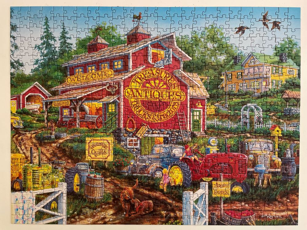 Antique Barn - MasterPieces puzzle collectible [Barcode 705988319310] - Main Image 2