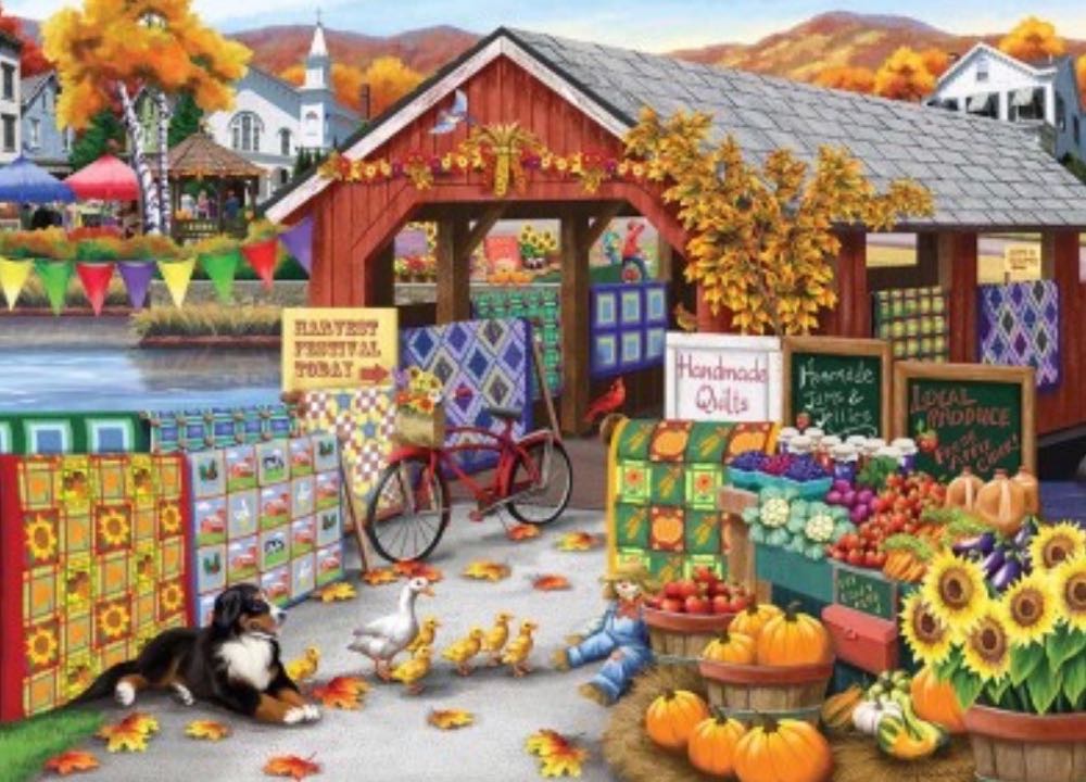 Harvest  Festival - Cobble Hill puzzle collectible [Barcode 625012850674] - Main Image 2
