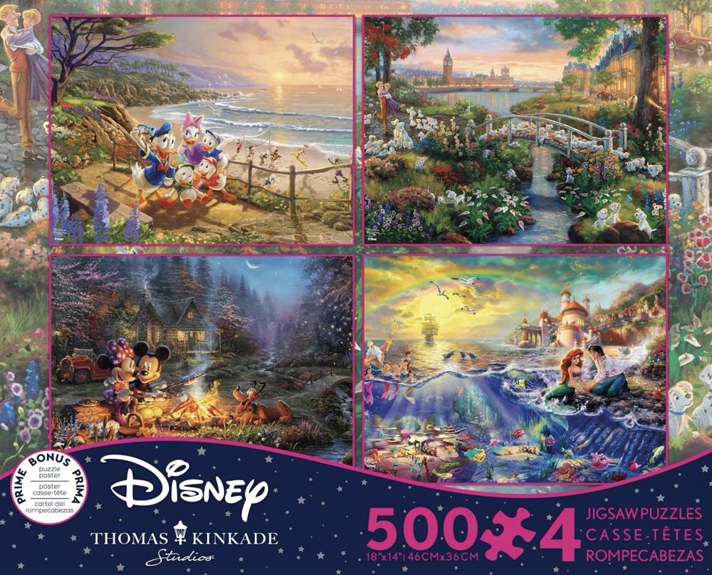 Set 5: 101 Dalmatians - Ceaco / Thomas Kinkade puzzle collectible [Barcode 0021081290883] - Main Image 3
