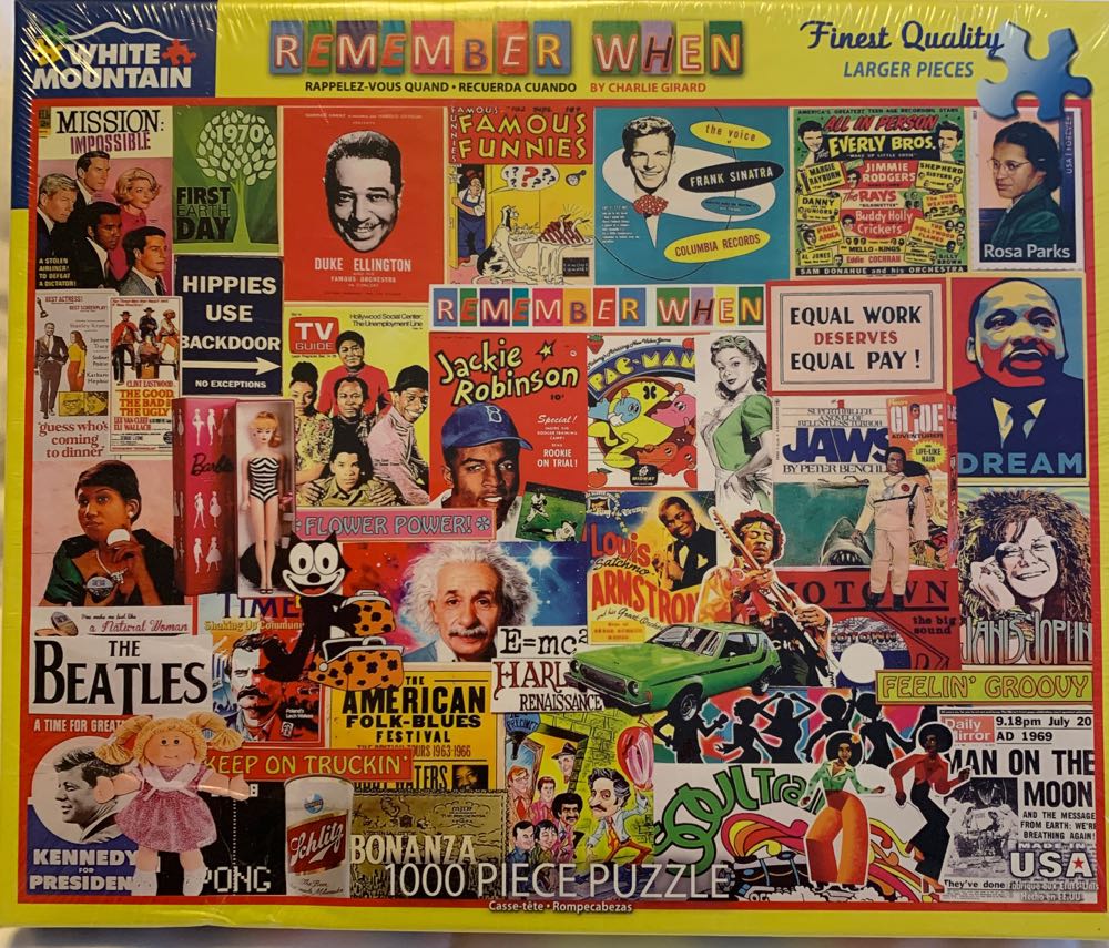 Remember When - White Mountain puzzle collectible [Barcode 724819259632] - Main Image 2