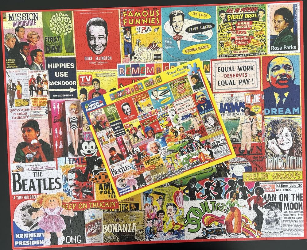 Remember When - White Mountain puzzle collectible [Barcode 724819259632] - Main Image 4