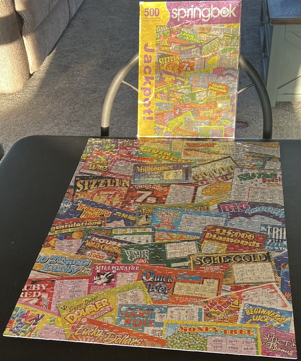 Jackpot! - 240, 8/23/22-SOLD - Springbok puzzle collectible [Barcode 091683014644] - Main Image 4