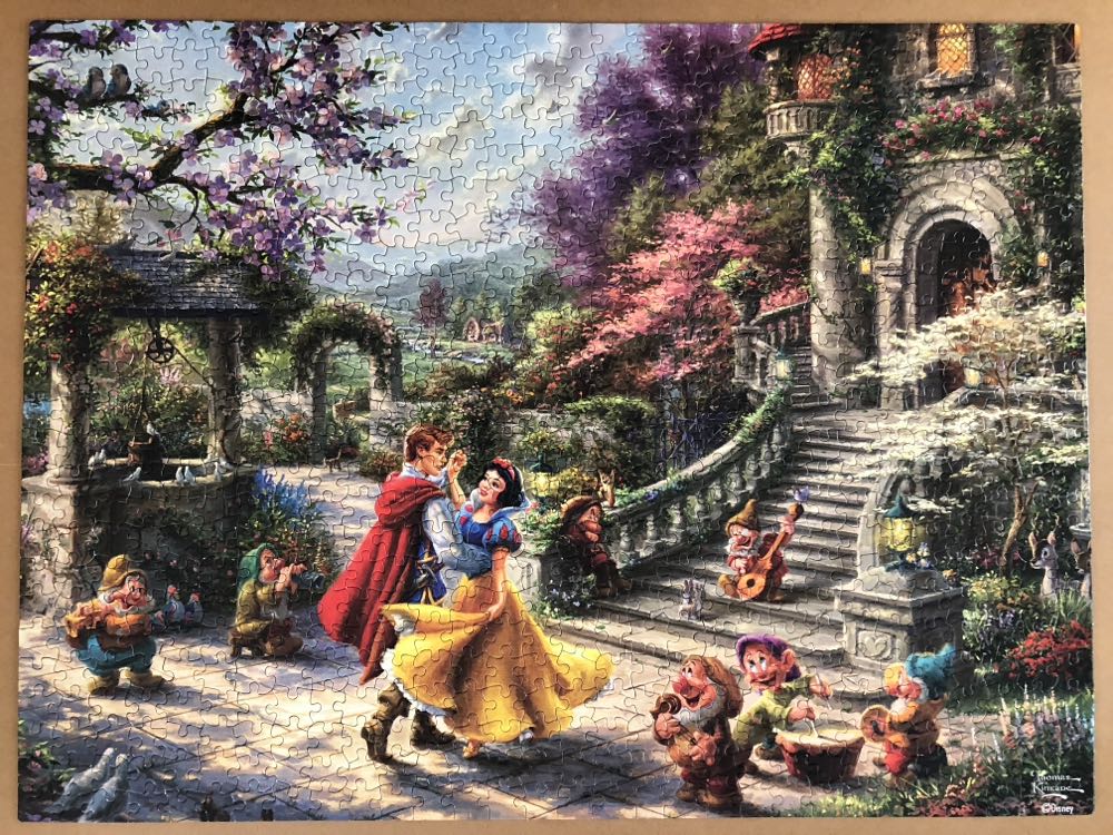 Snow White Dancing In The Sunlight - Ceaco puzzle collectible - Main Image 2