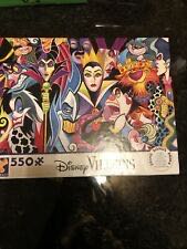 Ceaco Disney Villains Jigsaw 550 Piece Poster Evil Queen Maleficent Cruella Ursula Scar Cheshire - Ceaco puzzle collectible [Barcode 021081240369] - Main Image 1
