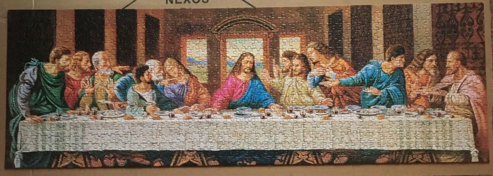 Das letzte Abendmahl - Panorama puzzle collectible [Barcode 705988713729] - Main Image 2