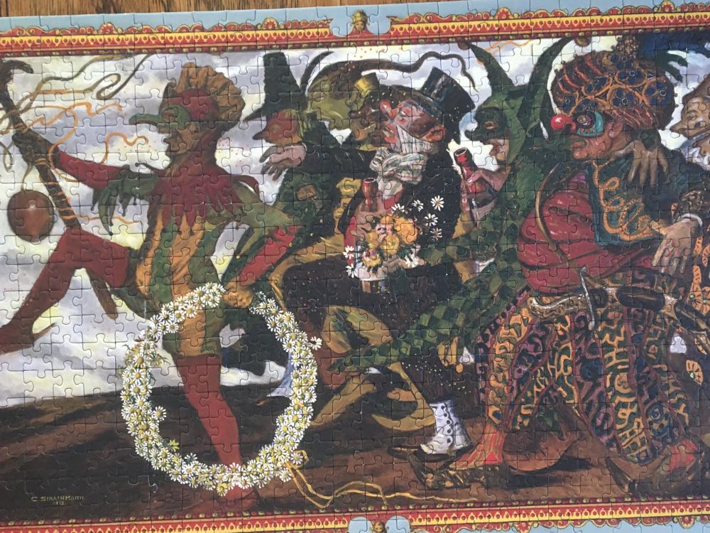 Carnival Parade: 500 Piece Puzzle - Art & Fable puzzle collectible [Barcode 850006234141] - Main Image 2