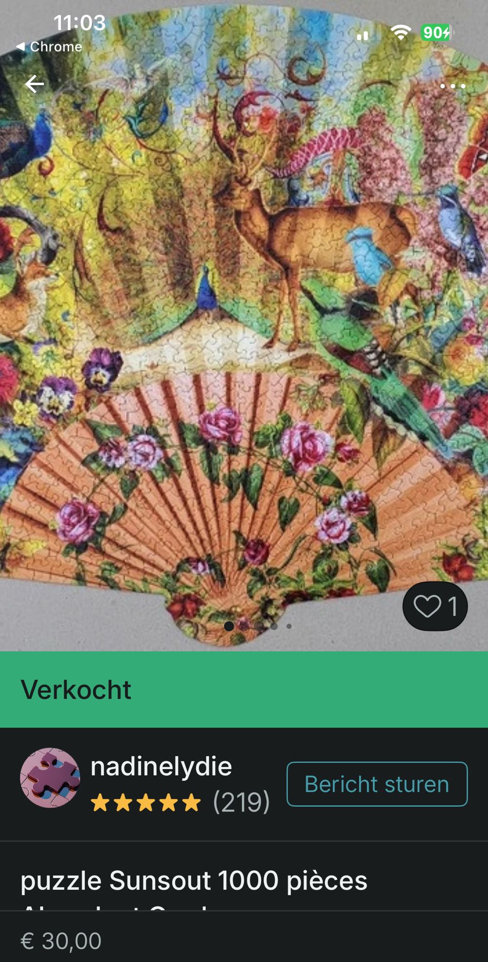 Aimee Stewart: Abundant Garden - SunsOut puzzle collectible [Barcode 796780961029] - Main Image 4