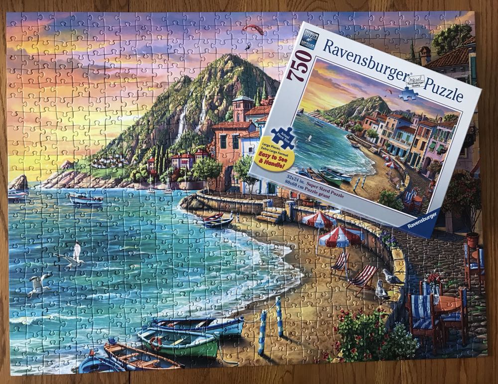 Romantic Sunset/B/SOLD-w - Ravensburger puzzle collectible [Barcode 4005556199402] - Main Image 3