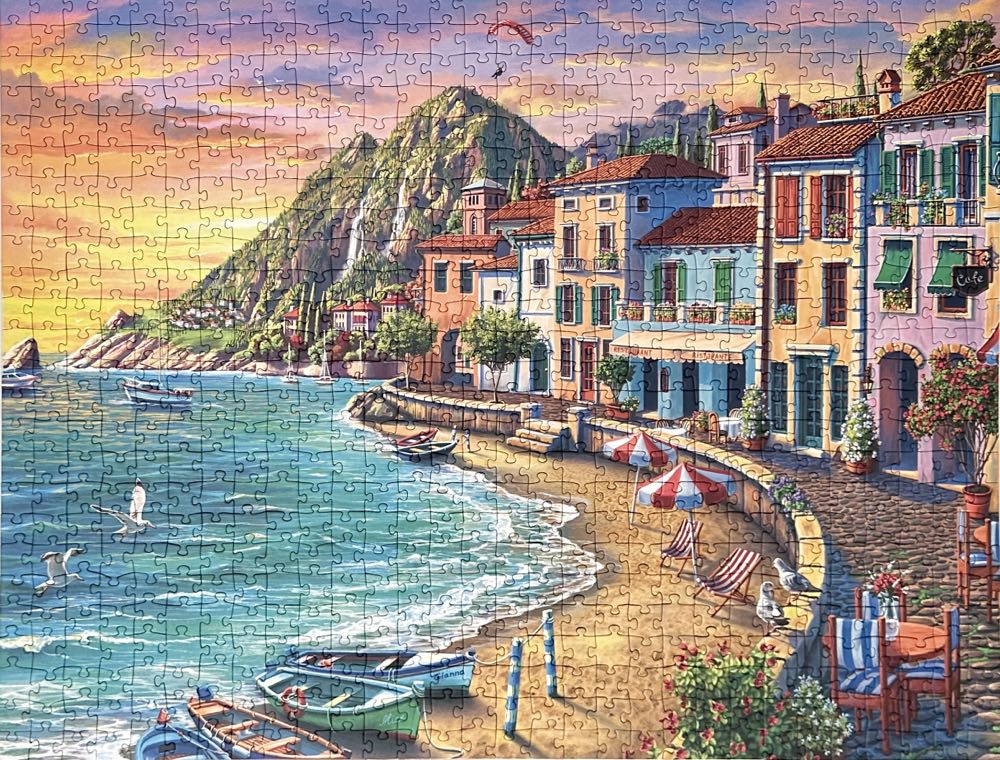 Romantic Sunset/B/SOLD-w - Ravensburger puzzle collectible [Barcode 4005556199402] - Main Image 4