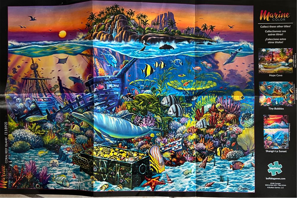 Coral Reef Island - Buffalo puzzle collectible [Barcode 079346118922] - Main Image 2