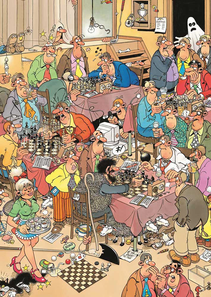 JVH- The Chess Club 81317 - Jumbo puzzle collectible [Barcode 8710126813171] - Main Image 2