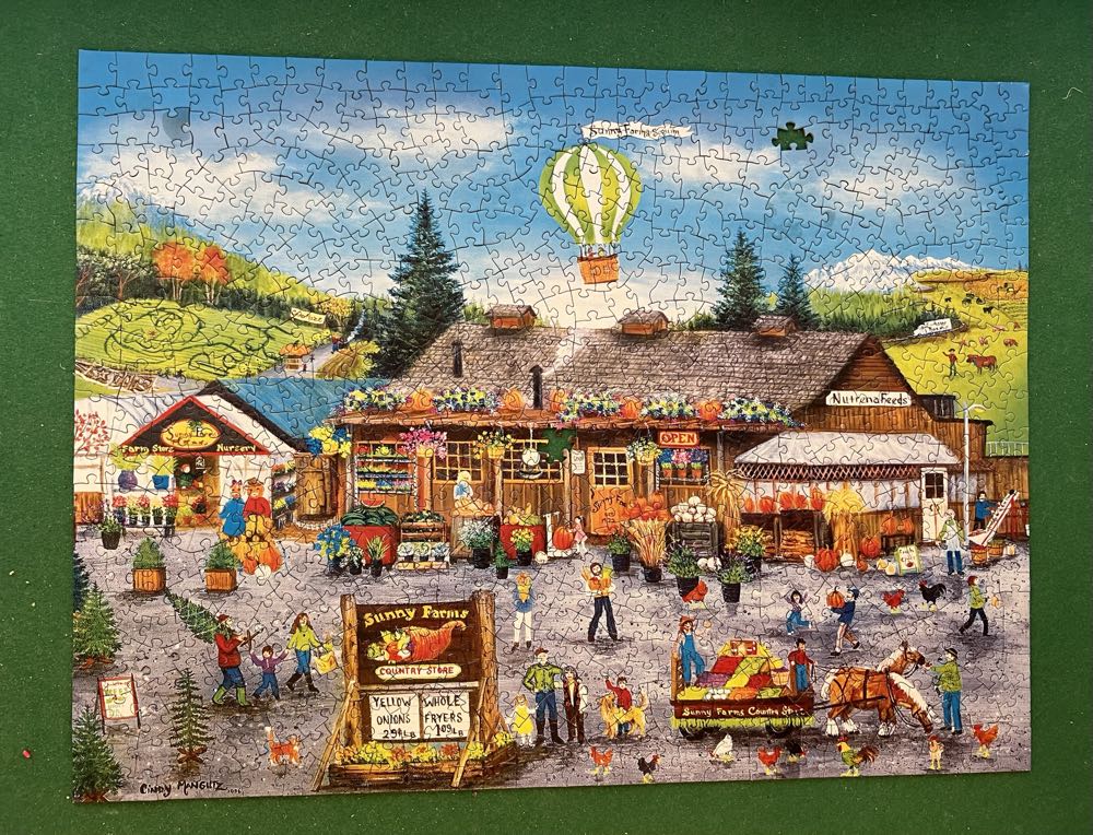 Sunny Farms - Masterpieces Inc puzzle collectible [Barcode 705988319853] - Main Image 3