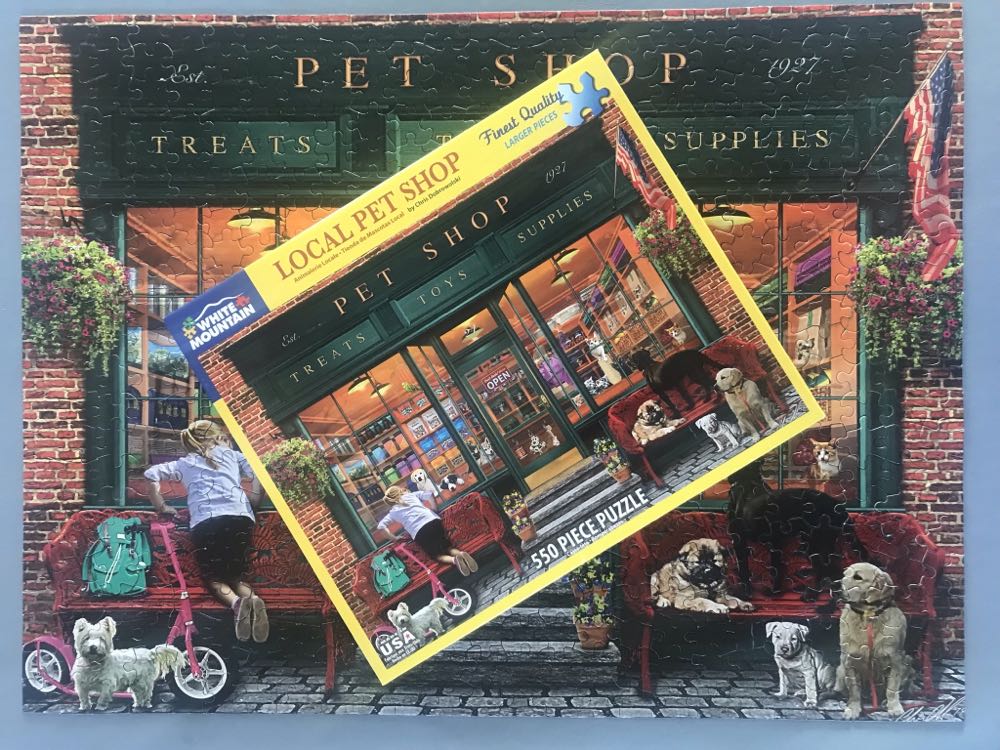 Local Pet Shop - White Mountain Puzzles puzzle collectible [Barcode 724819263554] - Main Image 4