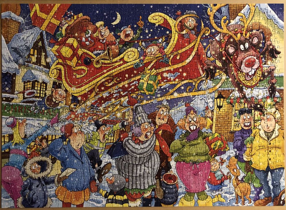 Wasgij Christmas 14 - Santa’s Little Helper - Holdson puzzle collectible [Barcode 9414131771752] - Main Image 2