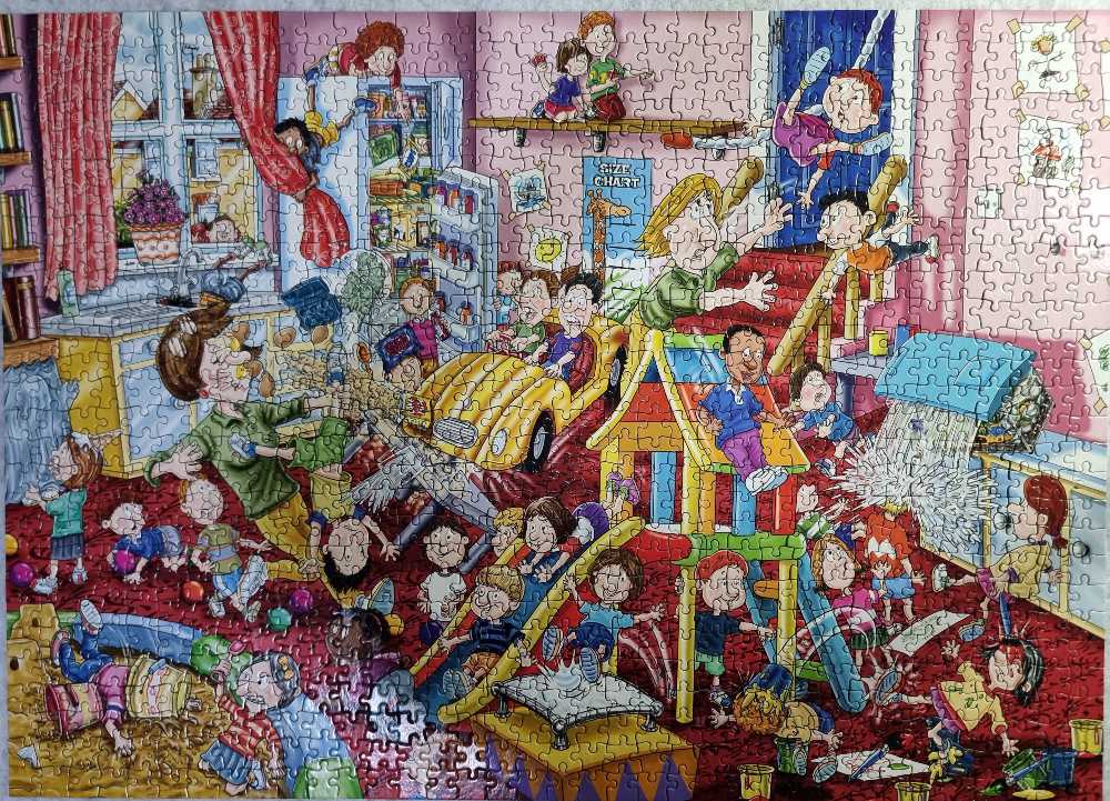 Wasgij - Mystery - 11 Childcare - Holdson puzzle collectible [Barcode 9414131096220] - Main Image 2