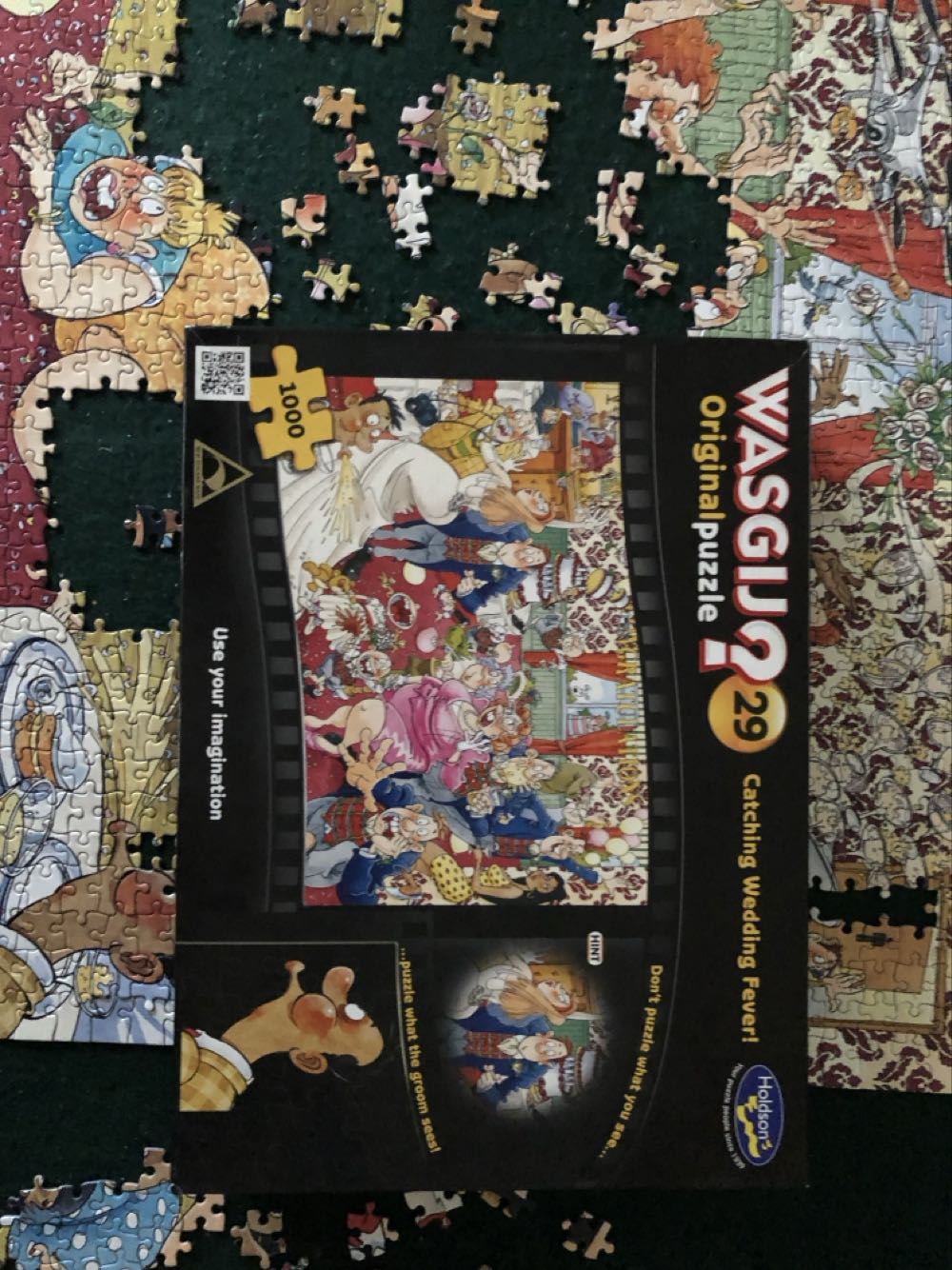 Wasgij Original 29 - Catching Wedding Fever - Wasgij Jumbo puzzle collectible [Barcode 9414131771462] - Main Image 4