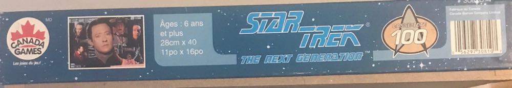 Star Trek TNG Data Puzzle - Canada Games puzzle collectible [Barcode 056297308107] - Main Image 2