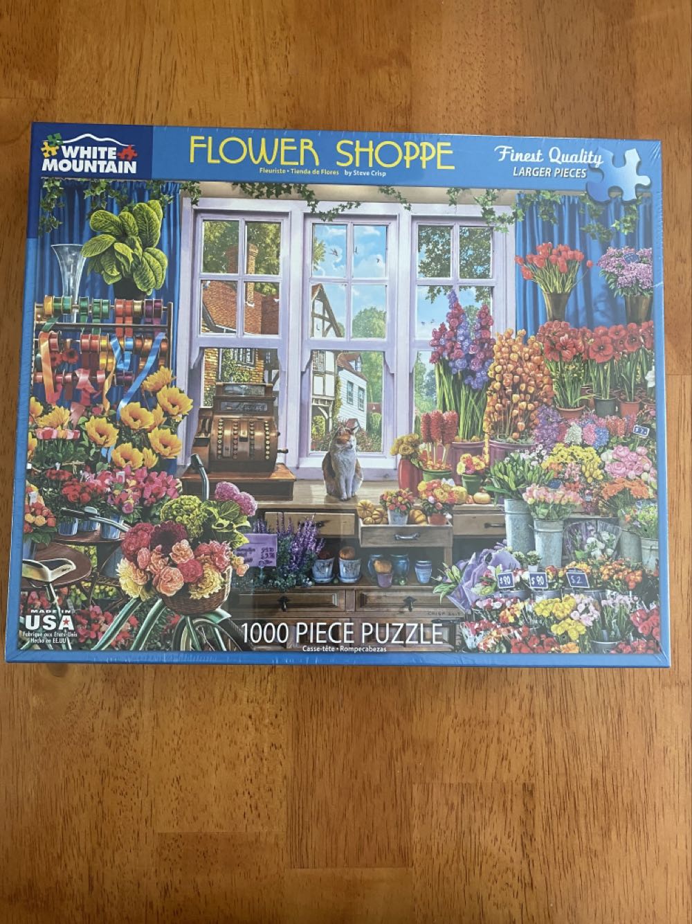 Flower Shoppe-DR - White Mountain Puzzles puzzle collectible [Barcode 724819260386] - Main Image 3