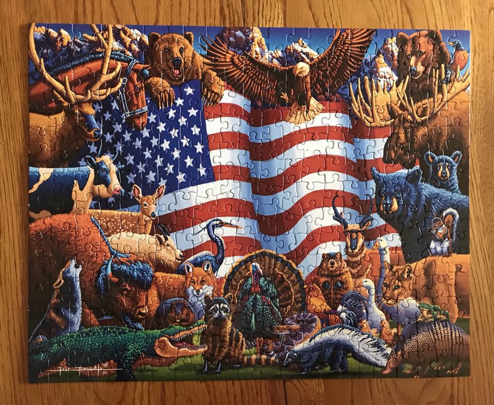 Animals Of America - Dowdle Puzzles puzzle collectible [Barcode 671095063920] - Main Image 2