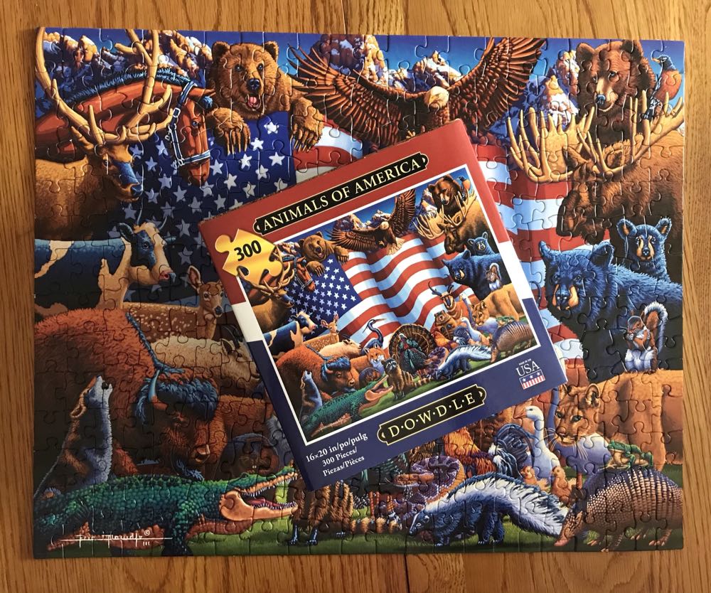Animals Of America - Dowdle Puzzles puzzle collectible [Barcode 671095063920] - Main Image 3