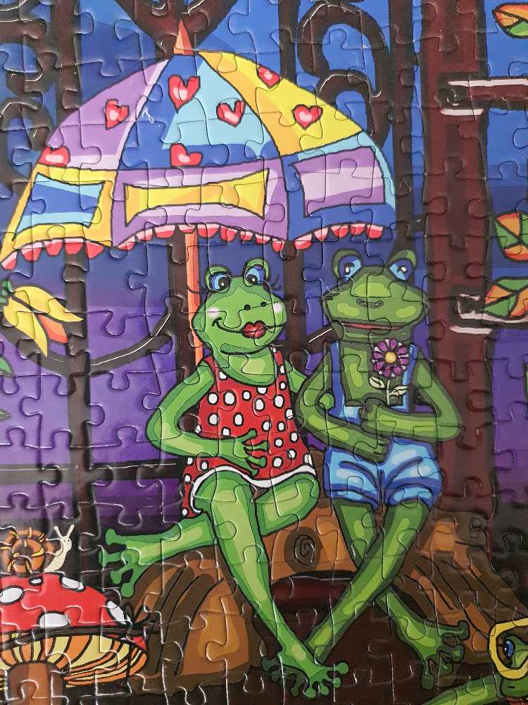 Frogs’ Summer Camp - JaCaRou puzzle collectible [Barcode 034966226884] - Main Image 3