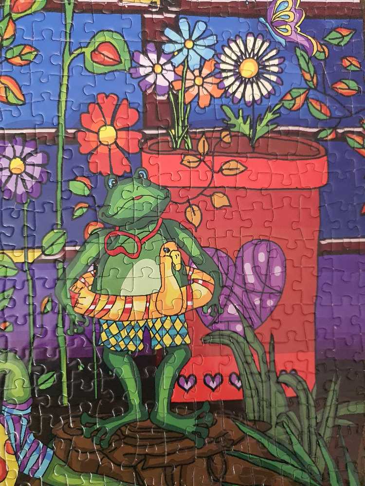 Frogs’ Summer Camp - JaCaRou puzzle collectible [Barcode 034966226884] - Main Image 4