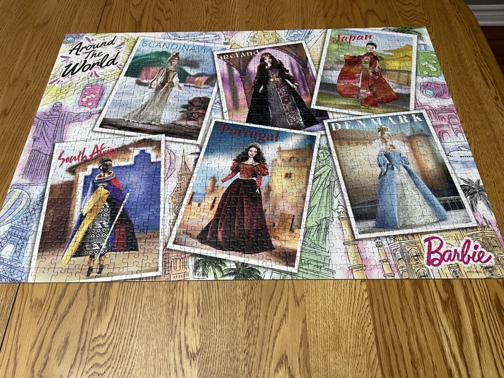 Barbie Around The World - Ravensburger puzzle collectible [Barcode 4005556165025] - Main Image 3
