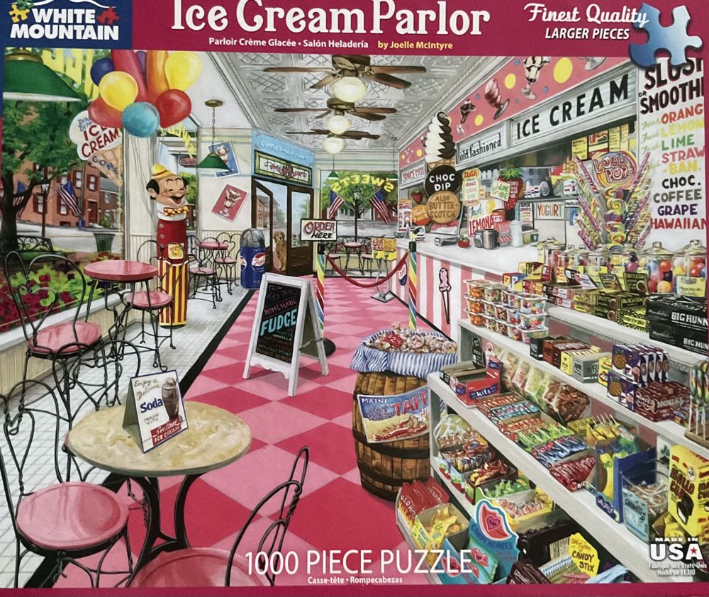  DEB Ice Cream Parlor - White Mountain puzzle collectible [Barcode 724819263714] - Main Image 4