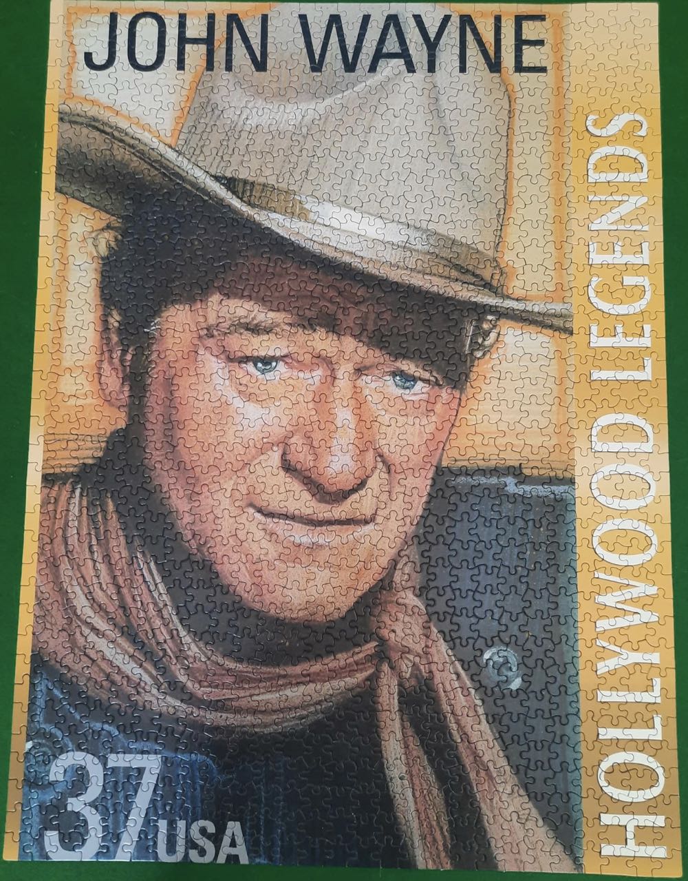 John Wayne - White Mountain Puzzles puzzle collectible [Barcode 724819250608] - Main Image 2