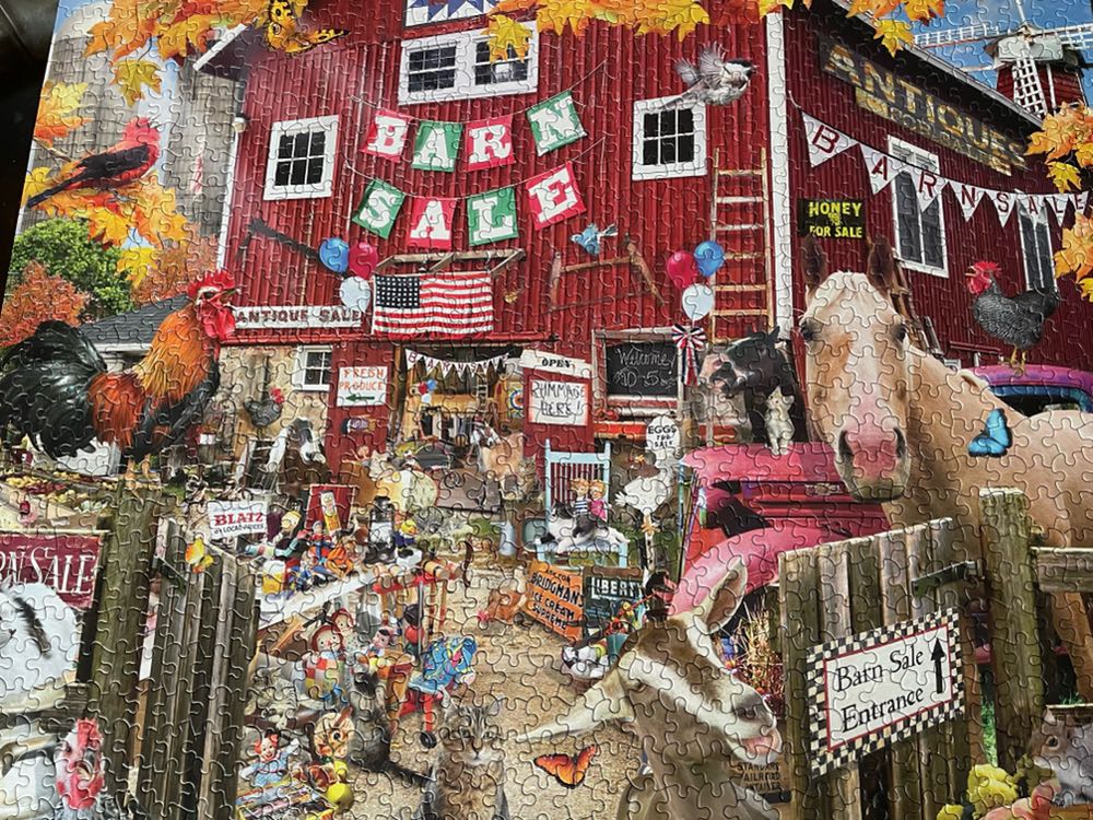 Sold - Barn Sale 2 - White Mountain puzzle collectible [Barcode 724819260126] - Main Image 2