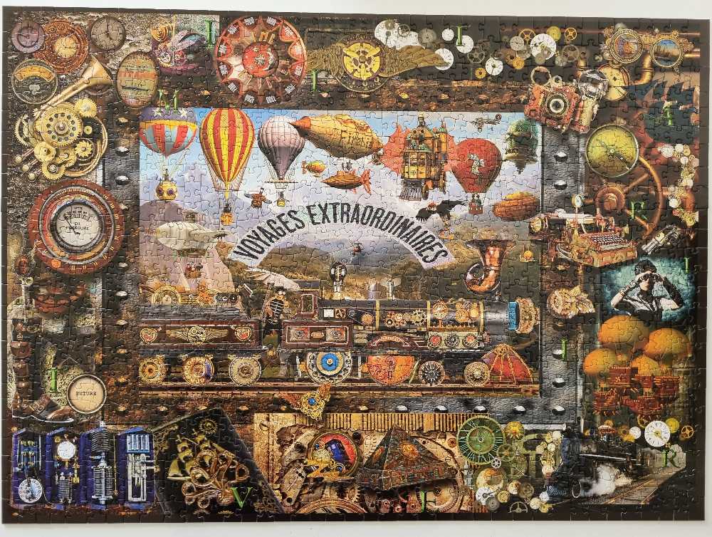 Steampunk Voyages Extraordinaires - Hennessy puzzle collectible [Barcode 706259290055] - Main Image 2