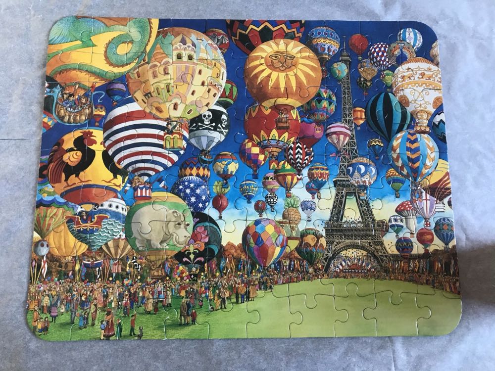 The Great Round-The-World Balloon Race - F.X. Schmid 🇩🇪 puzzle collectible [Barcode 099252901005] - Main Image 2