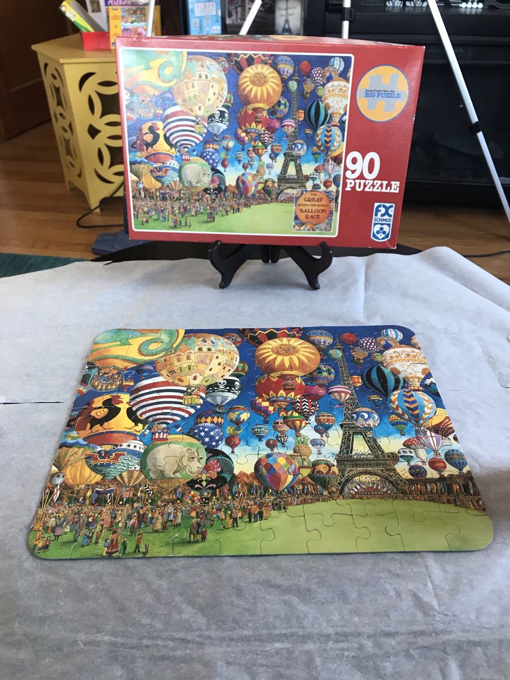 The Great Round-The-World Balloon Race - F.X. Schmid 🇩🇪 puzzle collectible [Barcode 099252901005] - Main Image 3